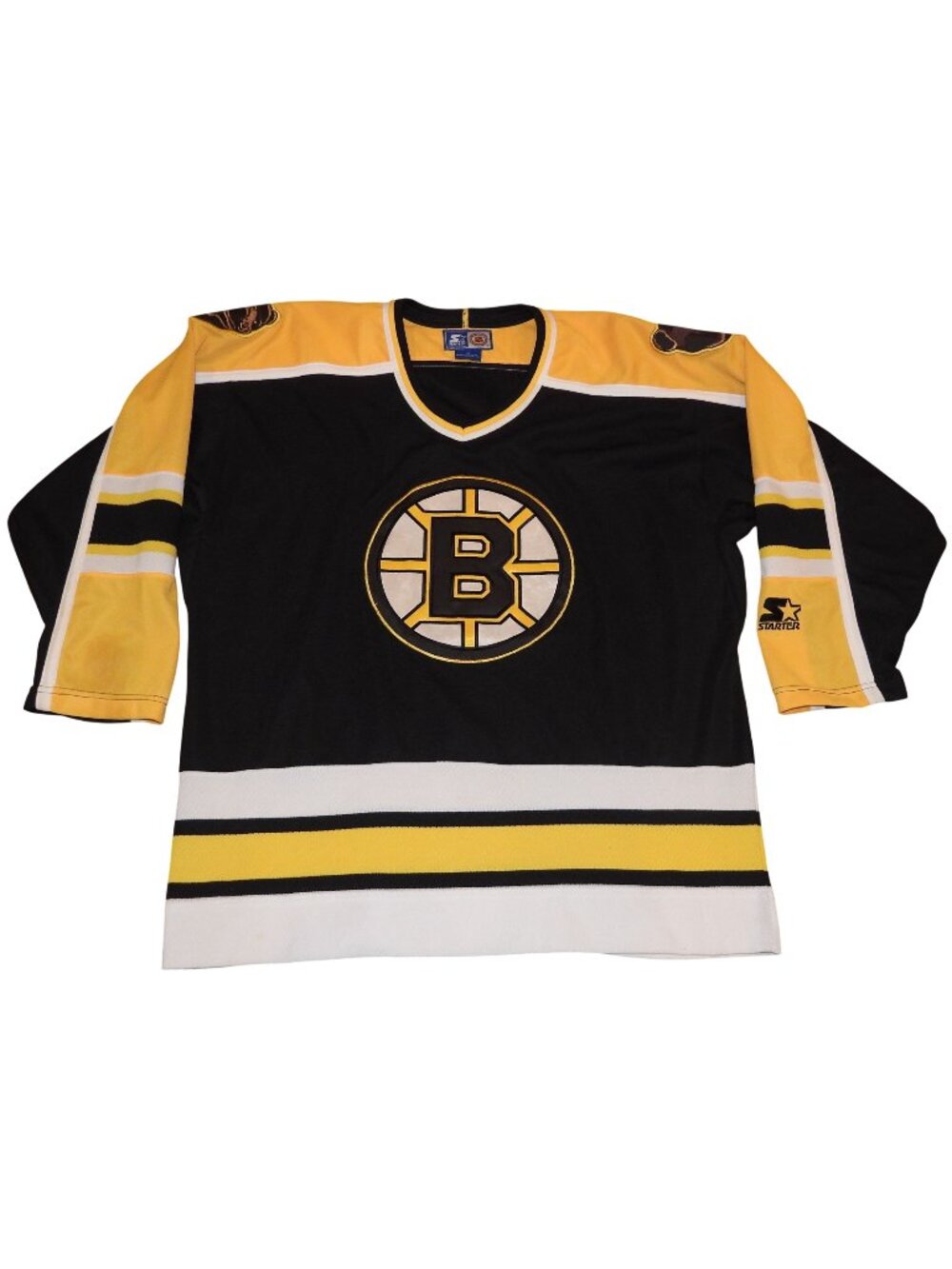 Vintage 1990’s Starter Boston Bruins Hockey Jersey Black Medium